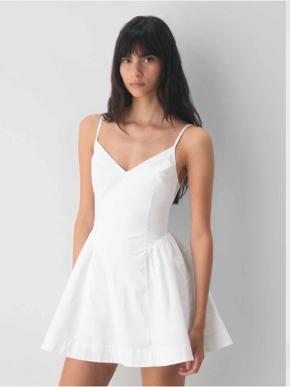 Aritzia Wilfred Technique Poplin Mini Cami Dress